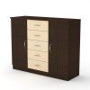 Комод для речей Компанит Венге комбі 5 2
