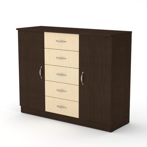Комод для речей Компанит Венге комбі 5 2 Комод для речей Компанит Венге комбі 5 2