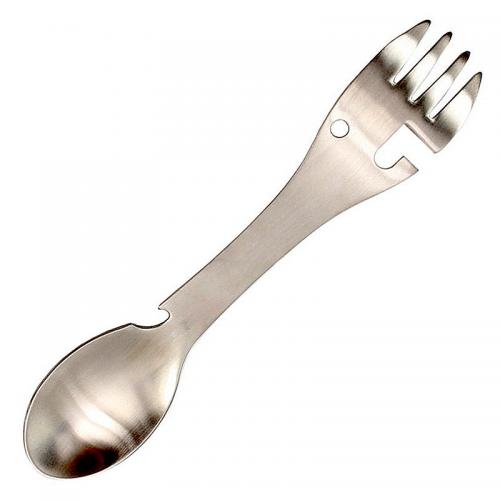 Туристичний набір 5в1 похідна ложка-вилка Lifeventure Silver (16597-hbr) Туристичний набір 5в1 похідна ложка-вилка Lifeventure Silver (16597-hbr)