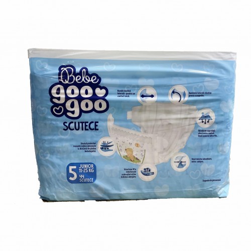 Дитячі підгузки Bebe Goo Goo 5 Junior (11-25 кг) 44 шт