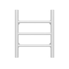 Рушникосушарка водяна Оріон П3 400х400 Deffi Білий (C.OR.40.40.3.W.B)