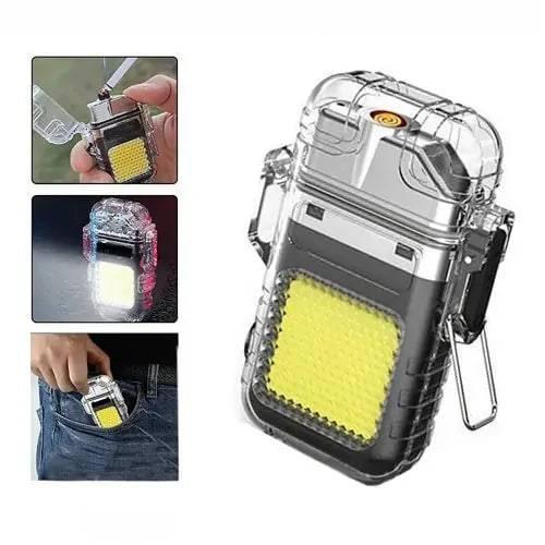 Запальничка акумуляторна спіральна X-LED 2в1 USB + кишеньковий LED ліхтарик 9258 Запальничка акумуляторна спіральна X-LED 2в1 USB + кишеньковий LED ліхтарик 9258