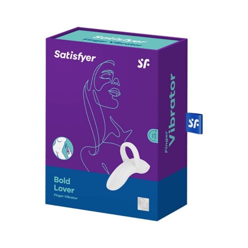 Вібратор на палець Satisfyer Bold Lover White, гнучкий в інтернет супермаркеті PbayMarket!