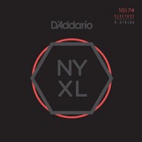 Струни для електрогітари D'Addario NYXL1074 Nickel Wound Light Top/Heavy Bottom Electric Guitar 8-Strings 10/74 Струни для електрогітари D'Addario NYXL1074 Nickel Wound Light Top/Heavy Bottom Electric Guitar 8-Strings 10/74