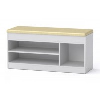 Тумба для взуття Компанит ТО 17 100х37,2х50 см Альба білий