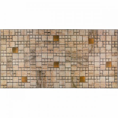 Декоративна ПВХ панель Sticker Wall 960x480x4 мм Бежево-коричневий (D) SW-00002479 Декоративна ПВХ панель Sticker Wall 960x480x4 мм Бежево-коричневий (D) SW-00002479