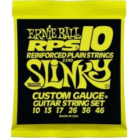 Струни для електрогітари 6 шт Ernie Ball 2240 RPS-10 Reinforced Slinky Electric Guitar Strings 10/46 Струни для електрогітари 6 шт Ernie Ball 2240 RPS-10 Reinforced Slinky Electric Guitar Strings 10/46