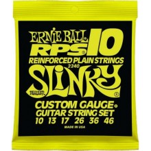 Струни для електрогітари 6 шт Ernie Ball 2240 RPS-10 Reinforced Slinky Electric Guitar Strings 10/46