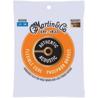 Струни для акустичної гітари 6 шт Martin MA550FX Flexible Core Phosphor Струни для акустичної гітари 6 шт Martin MA550FX Flexible Core Phosphor