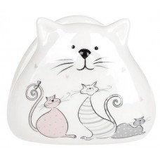 Серветниця керамічна Дружна Сімейка 10х6.7х8.5см BonaDi DP67443