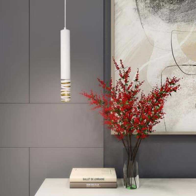 Світильник підвісний MSK Electric Spiral NL 3622-8 WH