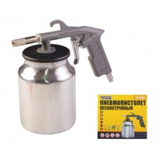 Пістолет піскоструминний MASTERTOOL Ø6 мм 320-420 л/хв 10 бар НБ 1000 мл 81-8707