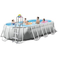 Каркасний басейн Intex 26796-1, 503 x 274 x 122 см (драбина, тент, підстилка)