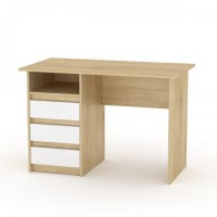 Письмовий стіл Декан Компанит дуб сонома + білий Письмовий стіл Декан Компанит дуб сонома + білий