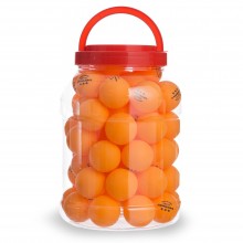 Набір м'ячів для настільного тенісу 60 штук у пластиковій банці WEINIXUN W92 (d-40мм, помаранчевий) (PT0595)