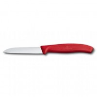 Кухонний ніж Victorinox SwissClassic для чищення 80 мм Червоний (6.7401)