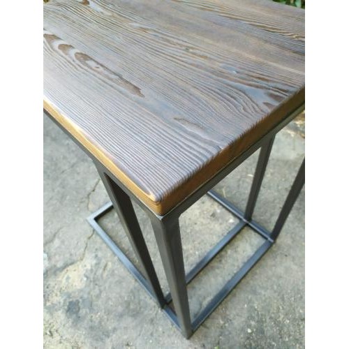 Диваний столик GoodsMetall у стилі Лофт 600х600х300 ДС1 Диваний столик GoodsMetall у стилі Лофт 600х600х300 ДС1