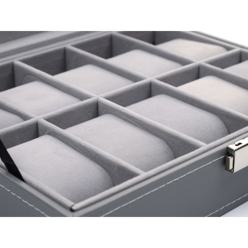 Шкатулка для зберігання годинників Craft 10PU.GR Сірий