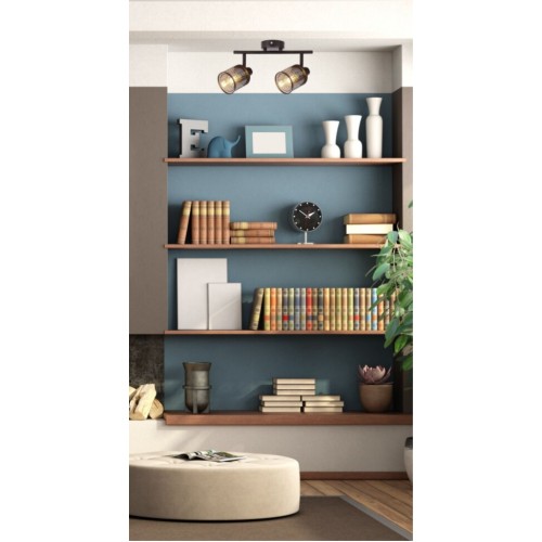Спот Candellux Canabera 36x19 см Чорний (92-81766)