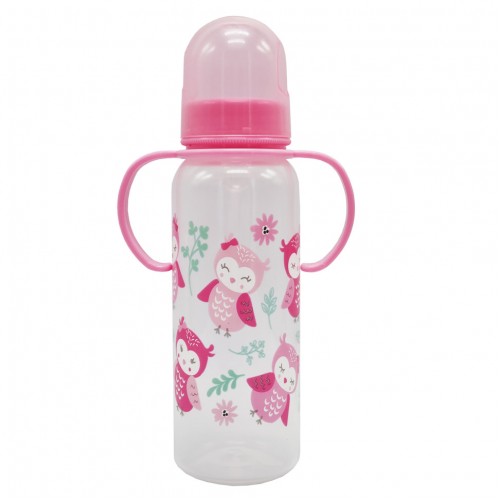Пляшечка пластикова з ручками Mega Zayka MGZ-0207(Pink) 250 мл Пляшечка пластикова з ручками Mega Zayka MGZ-0207(Pink) 250 мл