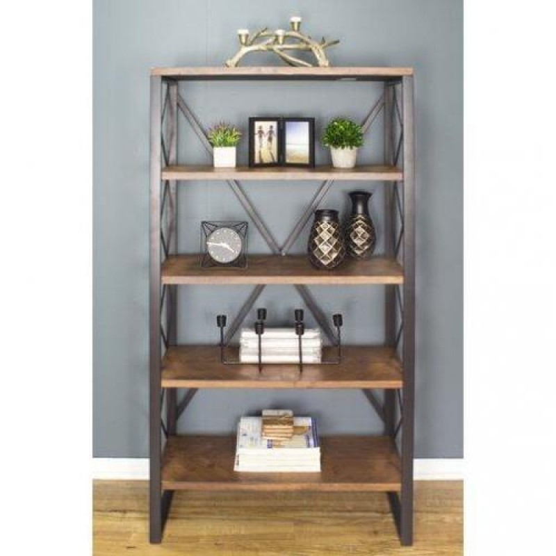 Стелаж для зберігання в стилі Loft Чорний NS-1861 1280x750x300 мм