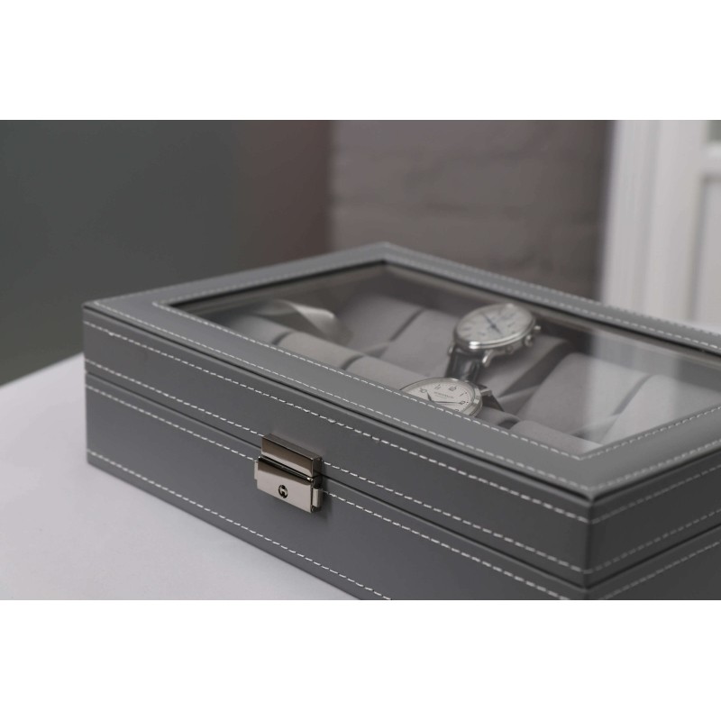 Шкатулка для зберігання годинників Craft 12PU.GR сірий