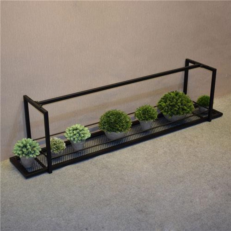 Настінна полиця в стилі Loft NS-1061 330x1000x200 мм Черный