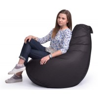 Крісло Мішок Груша Оксфорд 120х85 Студія Комфорту Стандартний розмір чорний