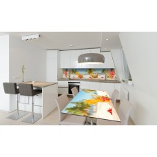 Наклейка вінілова на стіл Zatarga «Вічне літо, пляж пальми відпустка» 600х1200 мм Z180372st