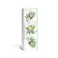 Наклейка на холодильник Zatarga «Грецьке привітання» 650х2000 мм вінілова 3Д наклейка декор на кухню