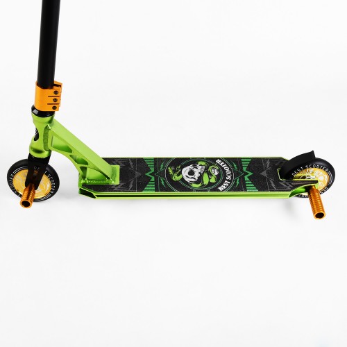 Самокат трюковий Best Scooter Skull and Snake HIC-система пеги алюмінієвий диск та дека 100 кг Green (107483)