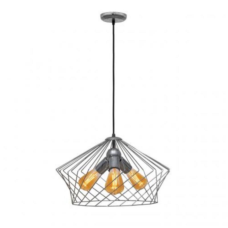 Світильник підвісний MSK Electric Camelia в стилі лофт NL 3329-3 CR