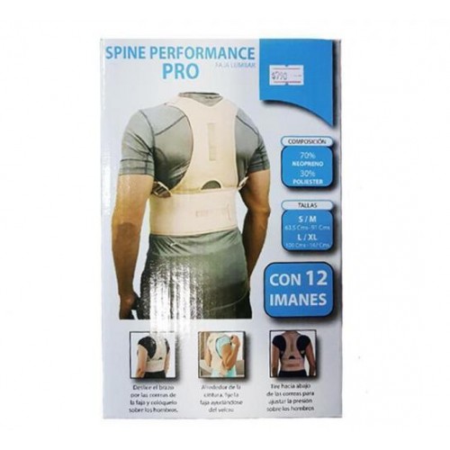 Магнітний корсет коректор постави Spime Performance Pro man Body S (kz243-hbr) Магнітний корсет коректор постави Spime Performance Pro man Body S (kz243-hbr)