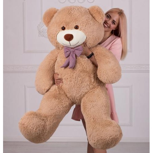 Плюшевий ведмедик Mister Medved Тедді 150 см Латте (144) Плюшевий ведмедик Mister Medved Тедді 150 см Латте (144)
