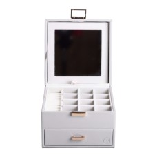 Органайзер для прикрас YIWU 16x16x12 см Сірий (HP-5-2G)