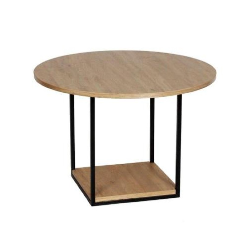 Кавовий журнальний столик у стилі Loft NS-545 530x700x700 мм Черный