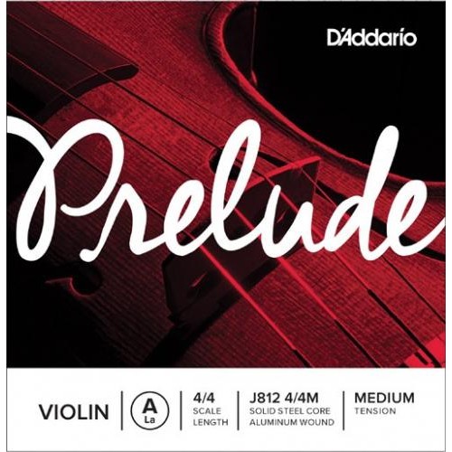 Струна D'Addario J812 4/4M Prelude Violin A String Medium Tension Струна D'Addario J812 4/4M Prelude Violin A String Medium Tension