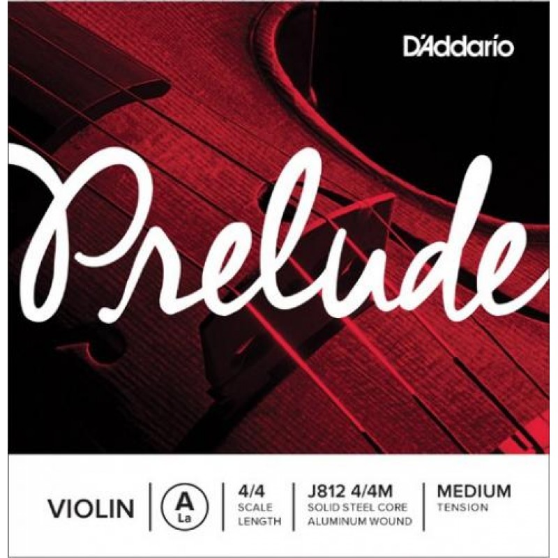 Струна D'Addario J812 4/4M Prelude Violin A String Medium Tension
