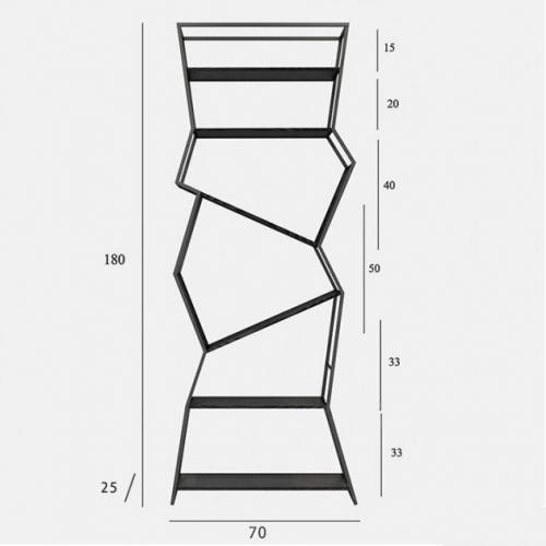 Стелаж GoodsMetall у стилі Лофт 1800х700х250 СТЖ150 Стелаж GoodsMetall у стилі Лофт 1800х700х250 СТЖ150