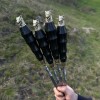 Шампура ручної роботи Gorillas BBQ Вовк SKK60 з дерев'яною ручкою 45 см 4 шт (5432)