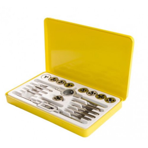 Набір мітчиків та плашок MASTERTOOL 20 ел. М3х0.5 мм/М4х0.7 мм/М5х0.8 мм/М6х1.0 мм/М7х1.0 мм/М8х1.25 мм/М9х1.25 мм/М10х1.5 мм/М12х1.75 мм 15-1420 Набір мітчиків та плашок MASTERTOOL 20 ел. М3х0.5 мм/М4х0.7 мм/М5х0.8 мм/М6х1.0 мм/М7х1.0 мм/М8х1.25 мм/М9х1.25 мм/М10х1.5 мм/М12х1.75 мм 15-1420