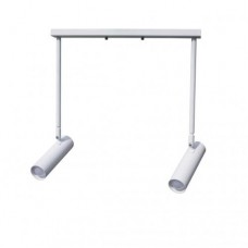 Світильник із поворотними плафонами на планці MSK Electric Telescope NL 1730-2 W