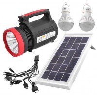 Комплект Ліхтар прожекторний Ask 1902T 5W+20SMD/2 лампи/Powerbank solar ЗУ220В (2343960626)