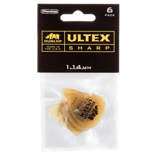 Медіатори Dunlop 433P1.14 Ultex Sharp Player Pack 1.14 mm (6 шт.) Медіатори Dunlop 433P1.14 Ultex Sharp Player Pack 1.14 mm (6 шт.)