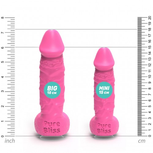 Крафтове мило-член із присоскою Pure Bliss MINI Pink, натуральне в інтернет супермаркеті PbayMarket!