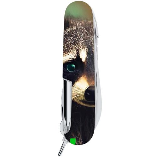 Складаний ніж Victorinox Deluxe Tinker Animal 91 мм 18 функцій Єнот (1.4723.3_F1120pw) Складаний ніж Victorinox Deluxe Tinker Animal 91 мм 18 функцій Єнот (1.4723.3_F1120pw)