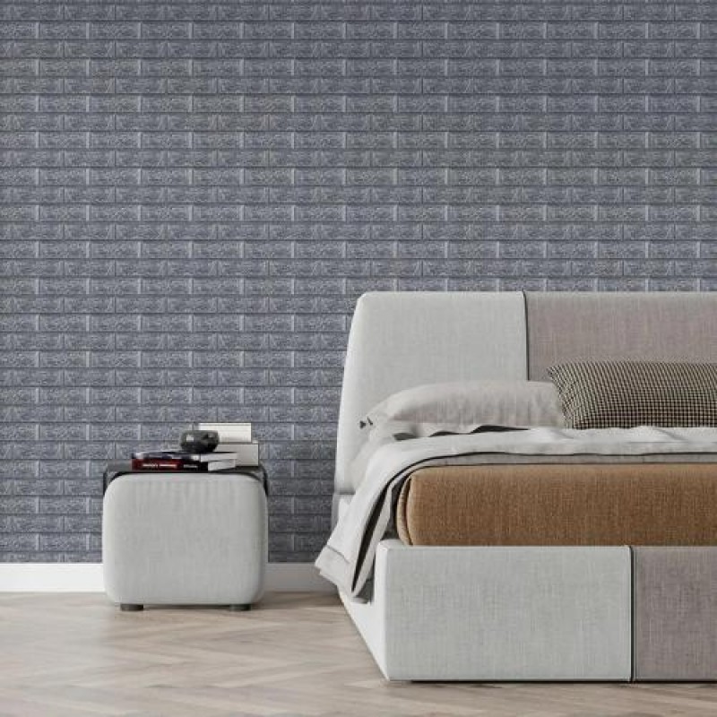 Панель стеновая в рулоне 3D Sticker Wall 700х3080х2 мм Сірий (D) SW-00002535