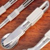 Набір столових приладів Sea to Summit Detour Stainless Steel Cutlery Set 3 шт Сріблястий (STS ACK036021-121801)