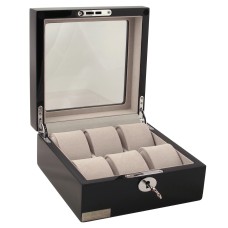 Шкатулка для зберігання годинників Salvadore 841-6BG Чорний