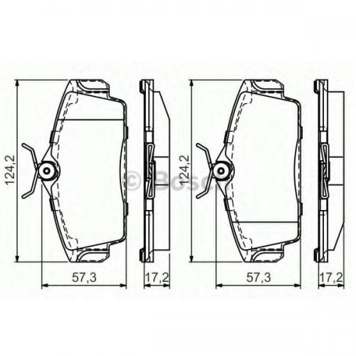 Колодки гальмові Bosch дискові передні NISSAN Primera/Almera F >>06 PR2 0986495070 в інтернет супермаркеті PbayMarket!